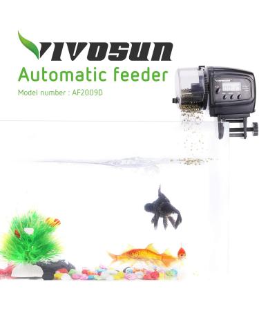 VIVOSUN Programmable Automatic Fish Feeder | Volume Timer Control - Buy Online on SooperMarket.com