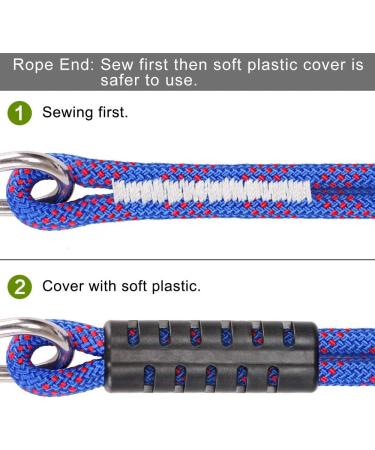 24 ft Heavy Duty Boat Tow Harness with 3 Stainless Steel Hooks by SELEWARE - Buy Online on SooperMarket.com
