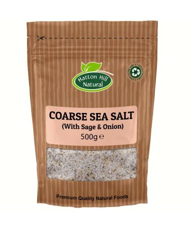 Coarse Sea Salt with Sage & Onion 500g by Hatton Hill