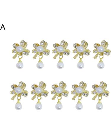 Worparsen Nail Jewelry Pendant Style Nail Art Decor DIY Manicures Gadget High Durability for Salon 1 Bag A - Buy Online on SooperMarket.com