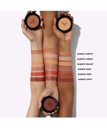 E.L.F. Primer-Infused Blush Always Cheeky - Long-Lasting Color 0.35 oz - Buy Online on SooperMarket.com