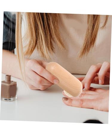 FOYTOKI Nail Cleaning Brush Toenail Brush Nail Brushes for Cleaning Nail Brush for Cleaning Fingernails Wooden Nail Brush Finger Nail Scrub Brush Fingernail Brush with Handle Nail Scrubber - Buy Online on SooperMarket.com