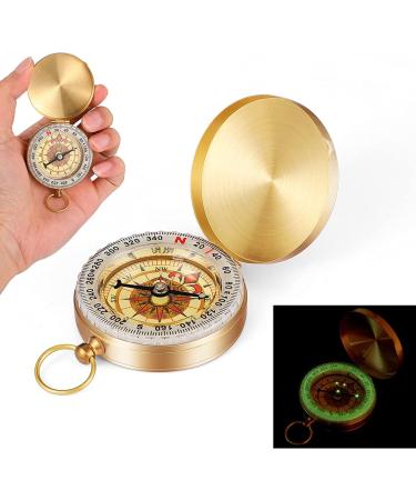 Children compass vintage compass outdoor compass hiking clamshell orientation compass vintage compass pocket children waterproof bright military compass for camping hiking hunt