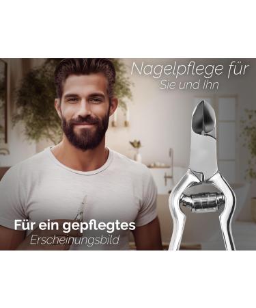Buy Solingen Nail Tongs for Strong Toenails - Made in Germany Pedicure Pliers 14cm with Buffer Spring - Buy Online on SooperMarket.com