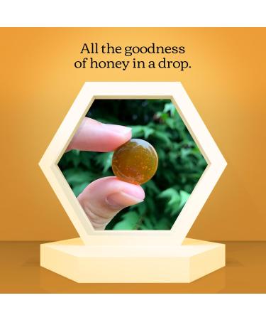 Honibe Honey Drops | 100% Pure Honey | Solid Honey Sweetener | Soothes Sore Throat | Pack of 12 20 Drops per Pack (240 Drops) - Buy Online on SooperMarket.com