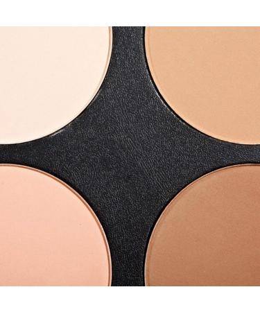Vodisa Contour Face Powder Kit - Professional Base Foundation Corrector Palette for Highlighting, Contouring, and Bronzing - Brown - Buy Online on SooperMarket.com