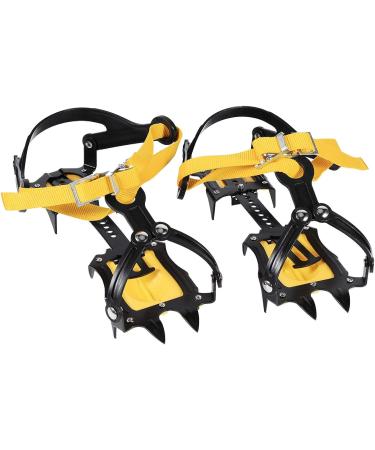 EVTSCAN 10-Teeth Crampons for Hiking - Slip Resistant Ice Grips - Buy Online on SooperMarket.com