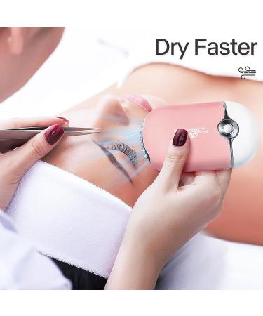Geisofu USB Mini Portable Bladeless Fan for Eyelash Extension - Rechargeable & Electric (Light Pink) - Buy Online on SooperMarket.com