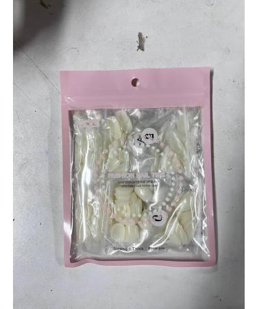 Kalolary 600PCs Children False Nails | Glue-On Artificial Fingernails | Natural Acrylic Nail Tips | Full Cover Short Fake Nails | Perfect Gift for Girls - Buy Online on SooperMarket.com