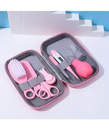Baby Health Nursery Set - Nail Clipper, Hair Brush, Thermometer, Nasal Aspirator, Toothbrush - Infant Grooming Kit - Buy Online on SooperMarket.com