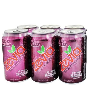 Zevia Natural Black Cherry Diet Soda ( 4x6/12 OZ)