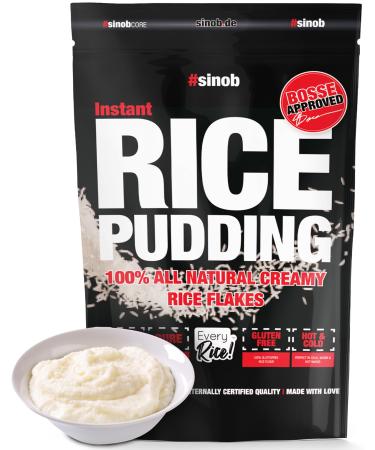 Instant Rice Pudding 1x 3000 g with creamy consistency ideal as a low-fat snack or as a pre-or post workout.100% gluten -free