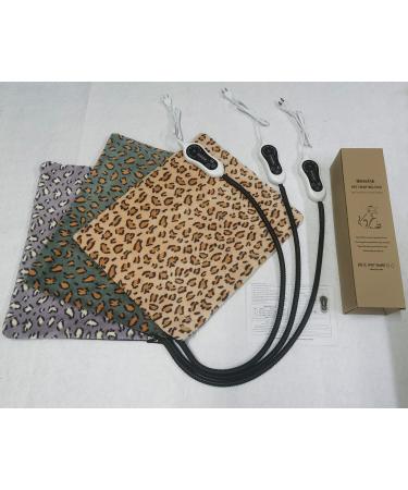 Adjustable Pet Heating Pad | Timer & Chew Resistant Cord | Waterproof Blanket for Cats & Dogs | 15X18 Beige - Buy Online on SooperMarket.com