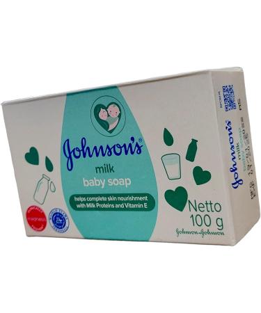 Johnson's Baby Soap Milk Protein 75g (Pack of 3) - Gentle Cleansing for Baby's Delicate Skin - Buy Online on SooperMarket.com