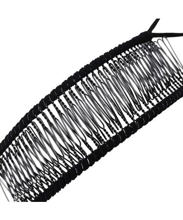 Vintage Bananen Crest Clips | Stretchable Dual Ridge Hair Clips - 4-Pack by Taizer | International Shipping - Buy Online on SooperMarket.com