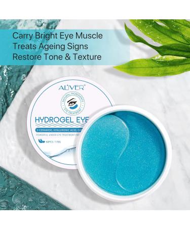 SBHEANGBA 30 Pairs Collagen Eye Mask Under Eye Mask Hyaluronic Acid Moisturizing Eye Mask Under Eye Patches for Puffy Eyes Dark Circles Eye Bags Anti Aging and Anti Wrinkles Eye Treatment Mask Blue - Buy Online on SooperMarket.com