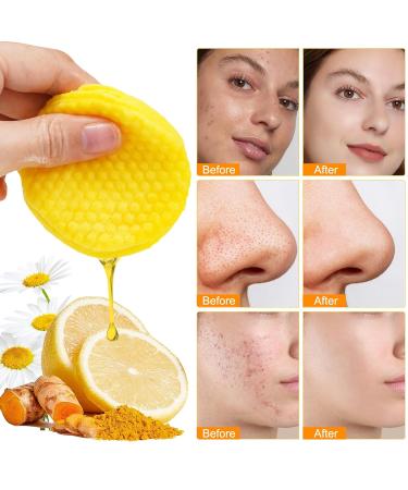 Turmeric Cleansing Pads - Exfoliating Face Pads for Dark Spots | Gentle Cleanser for All Skin Types | 50 Count - Buy Online on SooperMarket.com