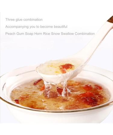 Peach Gum Soap Horn Rice Snow Swallow Combination 150g (30 bags) Peach Gum Combination Can be cooked with goji berries red dates rock sugar and fruits independent Package - Buy Online on SooperMarket.com