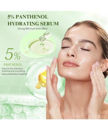Panthenol Face Serum Niacinamide Serum Brightening Serum Hydrating Serum Korean Serum For Repair Dark Spot Corrector For Face Calming Serum Green Tea+Hyaluronic Acid Panthenol Cream - Buy Online on SooperMarket.com