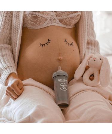 Twistshake Anti-Colic 260ml/8oz Pastel Grey - Reduce Colic and Comfort Your Baby - Buy Online on SooperMarket.com