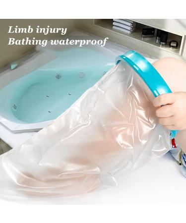 Waterproof Leg Cast Cover Multifunctional Ergonomic Adjustable PVC Adults Foot Ankle Cast Protector for Bathing Swimming Beach - Buy Online on SooperMarket.com