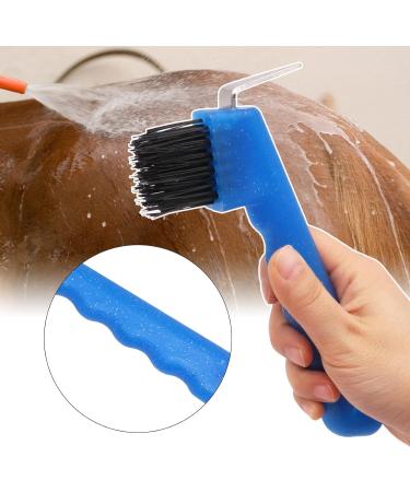 BREUAILY Horse Grooming Kit 10pcs Professional Horse Soft Massage Brush Kit Portable Horse Cleaning Tool Kit Horse Hair Brush Curry Comb Hoof Pick for Horse Cow Pony - Buy Online on SooperMarket.com