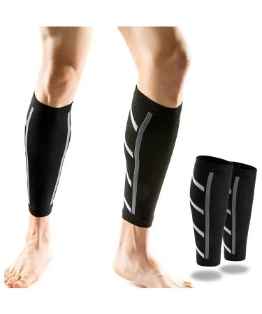 Vesaneae 1 pair of calf bandage compression shell uv sun protection legs compression socks without foot sleeve anti -slide for women and men calves basketball football running jogging cycling