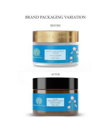 Buy Forest Essentials Night Treatment Cream Jasmine & Patchouli - 50g | Best Night Cream for Glowing Skin | International Shipping Available - Buy Online on SooperMarket.com