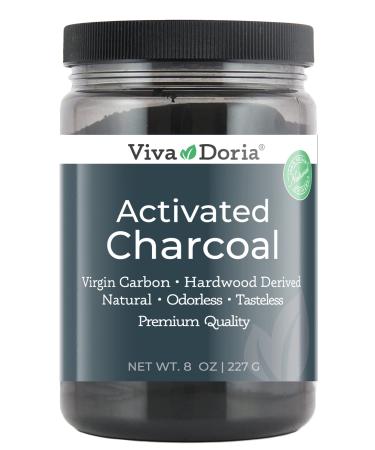 Viva Doria Virgin Activated Charcoal Powder Food Grade 227 g