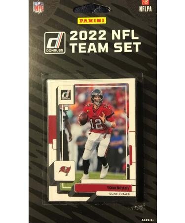 Tampa Bay Buccaneers 2022 Donruss Factory Sealed Team Set with Tom Brady and Rated Rookie Cards of Logan Haii and Rachaad White
