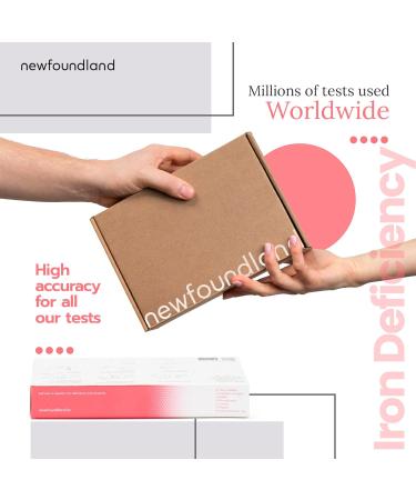 Newfoundland Iron Levels Test Kit - 99% Accurate Home Test for Anaemia Detection & Iron Deficiency - Hemoglobin & Red Blood Cell Testing - CE & MHRA Certified - Buy Online on SooperMarket.com