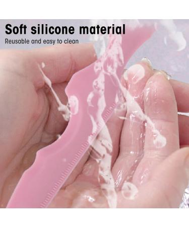 Reusable Eyeliner Stencils Silicone Beauty Ruler 5 In 1 Eyeliner Stencil Multi Purpose Silicone Eyebrow Pencil Stencil Winged Tip Eyeliner Aid for Makeup Cosmetic Pink - Buy Online on SooperMarket.com