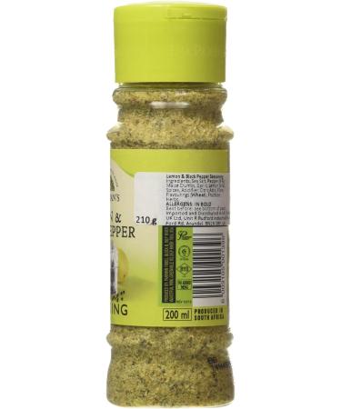 Ina Paarman Lemon & Black Pepper Seasoning 200ml - Buy Online Now! - Buy Online on SooperMarket.com