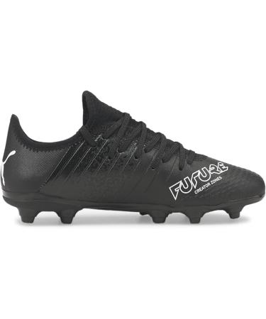 PUMA Unisex Kids Future Z 4.3 FG/AG Jr Football Shoe - 28 EU - Puma Black & White | International Shipping Available - Buy Online on SooperMarket.com