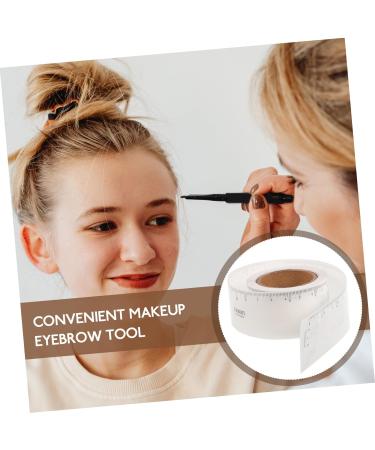 Mikinona Brow Ruler Sticker 1 Roll Stickers Eyebrow Mapping Tool Brow Mapping Pen Labeling Eyebrow Trimming - Buy Online on SooperMarket.com