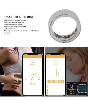 Smart Health Ring - Rechargeable Fitness Tracker for Indoor Sports | Intelligent Health Monitoring - Buy Online on SooperMarket.com