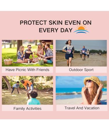 Face Sun Cream SPF 50 Moisturiser Face Sunscreen Invisible Fluid Suncream PA +++ Highly Water & Sweat Resistant Long Lasting UVA & UVB Protection For Up To 12.5 H Sunscreen For Acne Prone Skin - Buy Online on SooperMarket.com