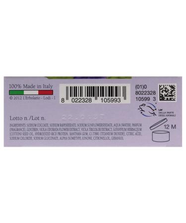 LErbolario Perfumed Soap Accordo Viola | Floral Powdery Scent | 3.5 oz Moisturizing Bar Soap with Violet Extracts | Cruelty-Free International Shipping - Buy Online on SooperMarket.com