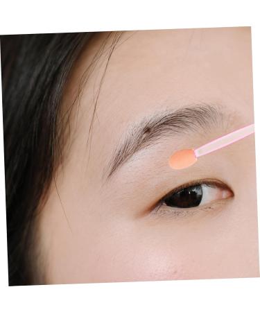 MUSISALY 100pcs Eye Shadow Stick Double Ended Makeup Brush Sponges Makeup Comestic Mini Para Emulsion Pink 6.20X0.50X0.50CM Pink - Buy Online on SooperMarket.com