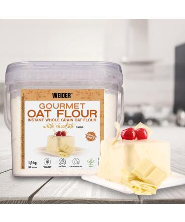 Weider Gourmet Oat Flour (1.9kg) - White Chocolate Flavour | High Protein & Vegan - Buy Online on SooperMarket.com