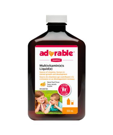 Wampole Adorable Kids Multivitamins Liquid Fast Liquid Absorption 350 ml (Pack of 1)