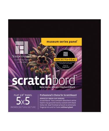 Ampersand Scratchbord 5 in. x 5 in. pack of 3