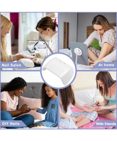 ANGNYA 30W UV Nail Lamp for Gel Nails - Professional Nail Dryer with 2 Timers - Portable UV Lamps for Nail Art at Home and Salons (White) - Buy Online on SooperMarket.com