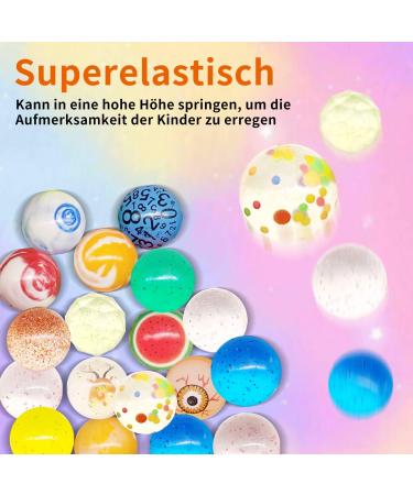 25 Piece Flumbies Set for Kids - 32mm Planet Baype Rubber Balls | Perfect Birthday Party Gifts - Buy Online on SooperMarket.com