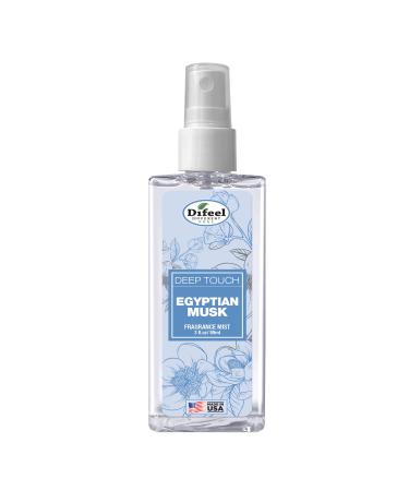 Difeel Deep Touch Body Mist Spray - Egyptian Musk 3 Ounces