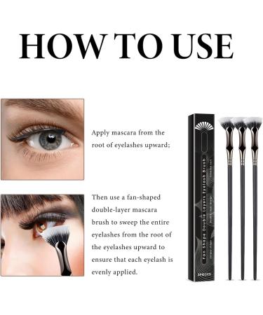 Folding Angle Scalloped Lash Brush 2024 New Folding Angle Scalloped Lash Brush (3Pcs) - Buy Online on SooperMarket.com