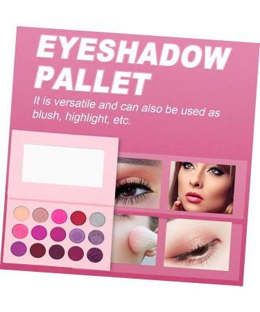 Mikinona 15 Colorful Eyeshadow Glitter Eyeshadow Woman Eyeshadow Compact Makeup Palette Purple - Buy Online on SooperMarket.com