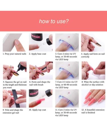 Makartt Qikgel Nude Poly Nail Gel Builder Kit - Hard Gel for Nails | Fall Trendy Nail Art Design | DIY Beauty Gift Set - Buy Online on SooperMarket.com