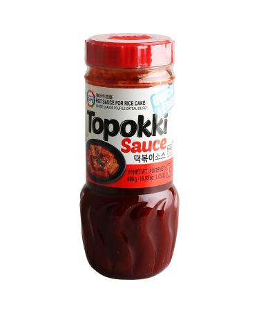 Surasang Tteokbokki Sauce for Mild Spicy Rice Cake Stir Fry, Korean Rice Cake Suace, 16.93 Ounce