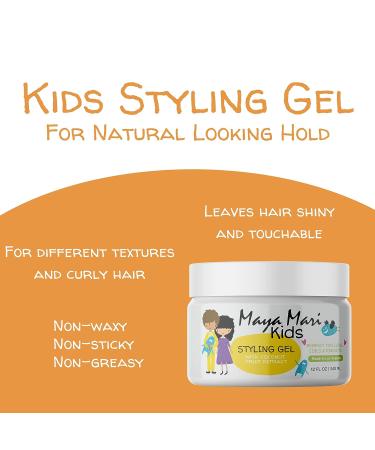 Maya Mari Kids 2in1 Shampoo + Conditioner with Tear-Free Formula and Bonus Hair Gel for Daily Hair Care - Ideal for Boys and Girls - Buy Online on SooperMarket.com